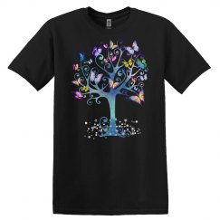 Butterflies Colorful Butterfly Tree Shirt Awesome Anima