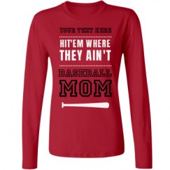 Ladies Relaxed Fit Basic Long Sleeve Tee