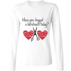 Ladies Relaxed Fit Basic Long Sleeve Tee