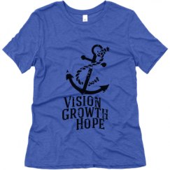 Ladies Relaxed Fit Super Soft Triblend Tee