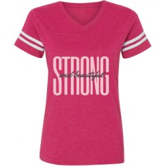 Ladies Relaxed Fit Vintage Sports Tee