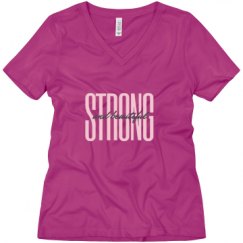Ladies Relaxed Fit V-Neck Tee