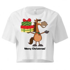 Ladies Festival Cali Crop Top Tee