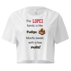 Ladies Festival Cali Crop Top Tee