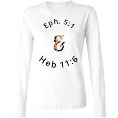 Ladies Relaxed Fit Basic Long Sleeve Tee