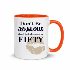 11oz Ceramic Mug with Color Inside