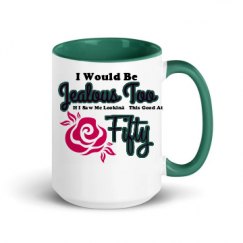 15oz Ceramic Mug with Color Inside