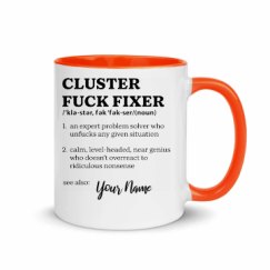 11oz Ceramic Mug with Color Inside