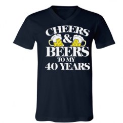 Unisex V-Neck Jersey Tee