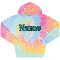Unisex Tie-Dye Fleece Hoodie