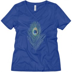 Ladies Relaxed Fit V-Neck Tee