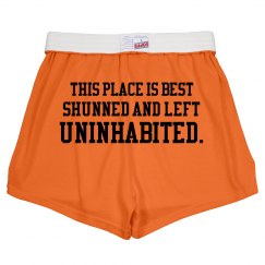 Waste Warning Shorts (Sandia Gold)