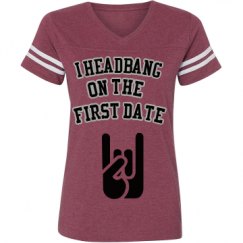 Ladies Relaxed Fit Vintage Sports Tee
