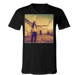 Unisex V-Neck Jersey Tee