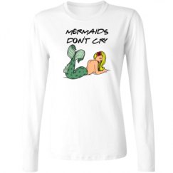 Ladies Relaxed Fit Basic Long Sleeve Tee