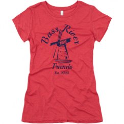 Ladies Slim Fit Super Soft Triblend Tee
