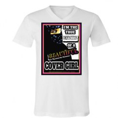 Unisex V-Neck Jersey Tee