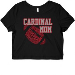 Ladies Slim Fit Crop Top Tee
