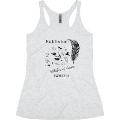 Ladies Slim Fit Super Soft Racerback Triblend Tank