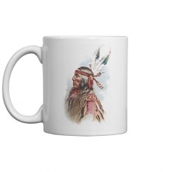 Gros Ventre Chief: Lean Wolf Coffee Mug