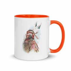 11oz Ceramic Mug with Color Inside