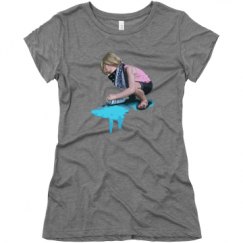 Ladies Slim Fit Super Soft Triblend Tee
