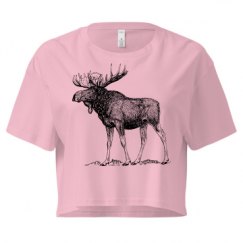 Ladies Festival Cali Crop Top Tee