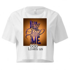 Ladies Festival Cali Crop Top Tee