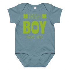 Custom Shamrock Irish Boy