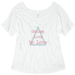 Ladies Flowy Slouchy Tee