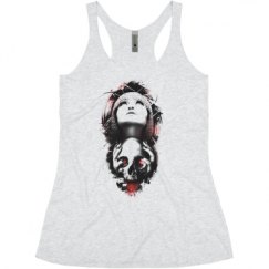 Ladies Slim Fit Super Soft Racerback Triblend Tank