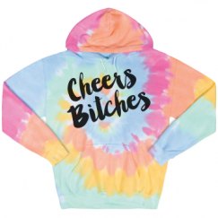 Unisex Tie-Dye Fleece Hoodie