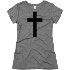 Ladies Slim Fit Super Soft Triblend Tee