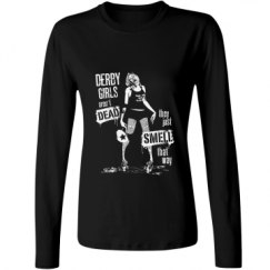 Ladies Relaxed Fit Basic Long Sleeve Tee