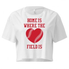 Ladies Festival Cali Crop Top Tee