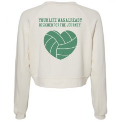 Women's Raglan Pullover Fleece