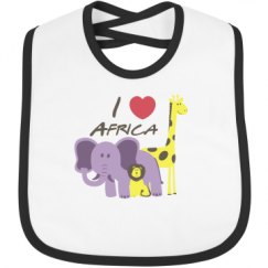 Infant Contrast Trim Bib