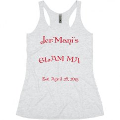 Ladies Slim Fit Super Soft Racerback Triblend Tank