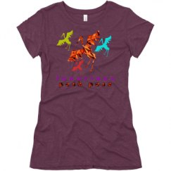 Ladies Slim Fit Super Soft Triblend Tee