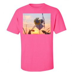 Unisex Ultra Cotton Safety Neon Crewneck Tee