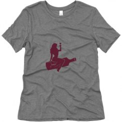 Ladies Relaxed Fit Super Soft Triblend Tee