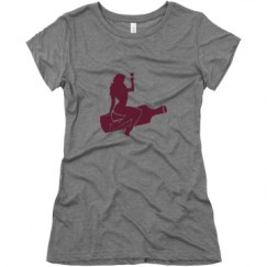 Ladies Slim Fit Super Soft Triblend Tee
