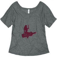 Ladies Flowy Slouchy Tee