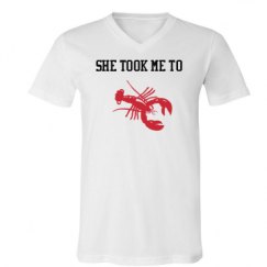 Unisex V-Neck Jersey Tee