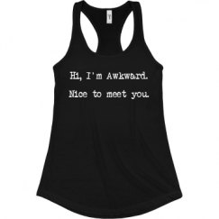 Ladies Slim Fit Racerback Tank Top