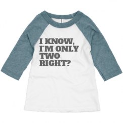 Toddler 3/4 Sleeve Raglan Tee