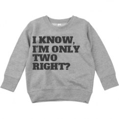 Toddler Crewneck Basic Promo Sweatshirt