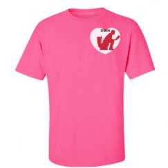 Unisex Ultra Cotton Safety Neon Crewneck Tee