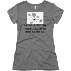 Ladies Slim Fit Super Soft Triblend Tee