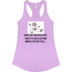 Ladies Slim Fit Racerback Tank Top